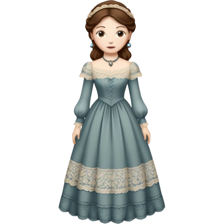Victorian lady emoji
