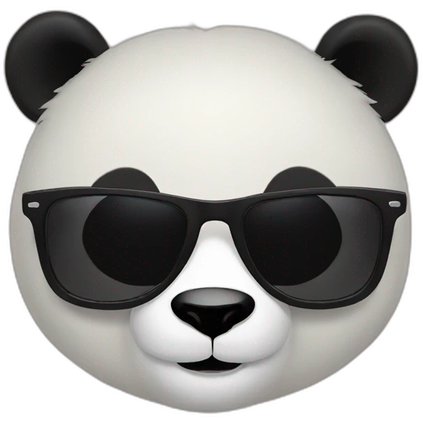 Panda sunglasses emoji