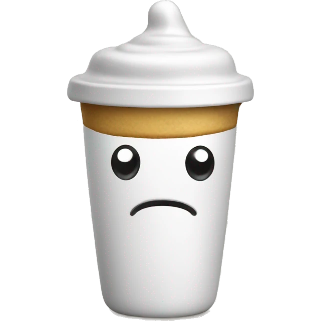 yoghurt pot with legs and a hat emoji