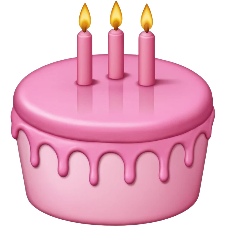 pink cake emoji