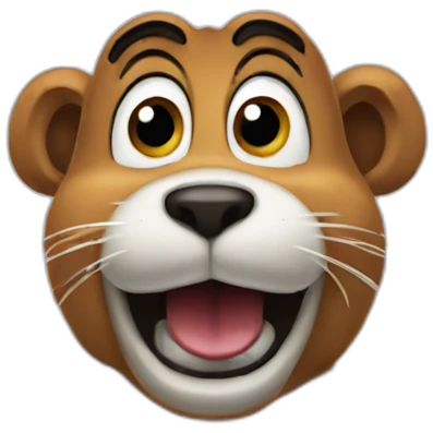 Goofy go gopher emoji