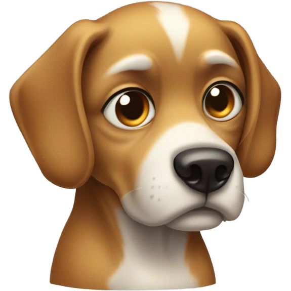 dog crying emoji