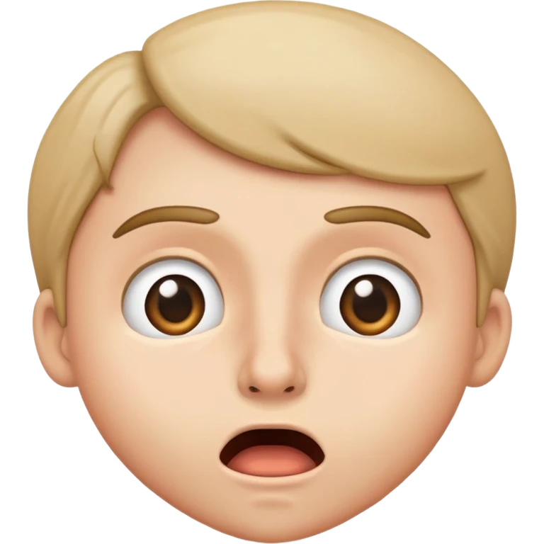 Surprised bent over emoji