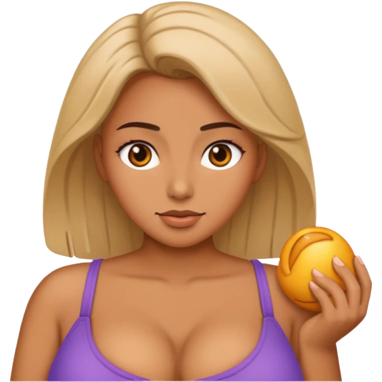 Big tits, close view emoji