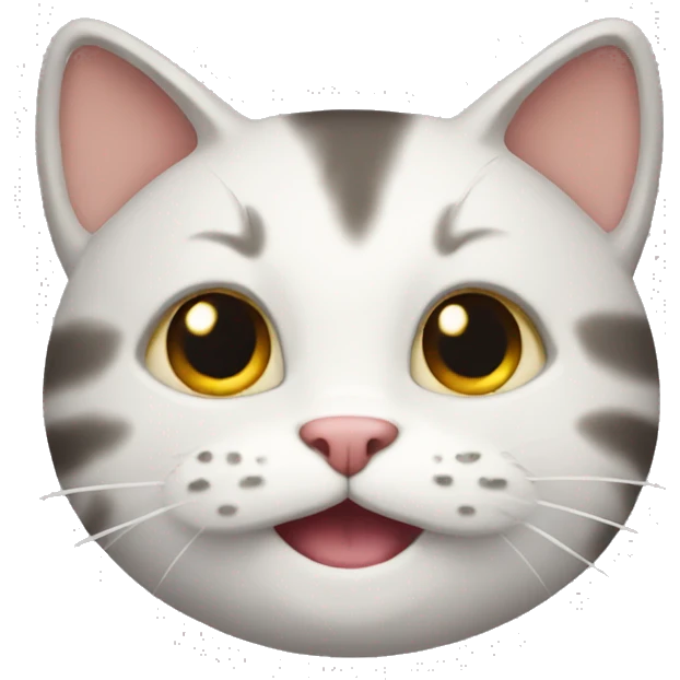 Happy cat emoji
