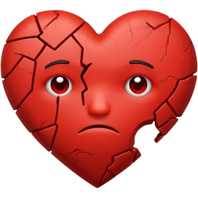 قلب ناراحت emoji