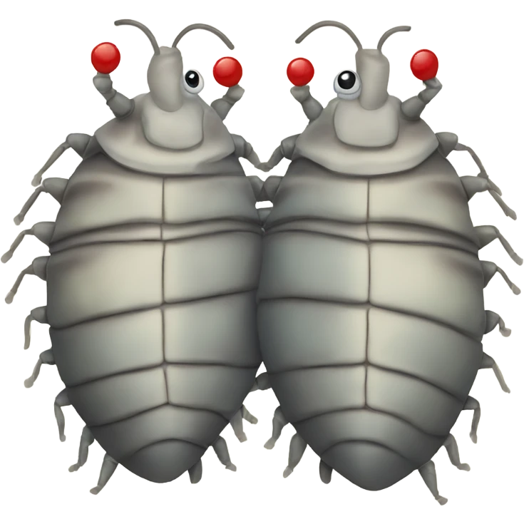 Isopod two hearts emoji