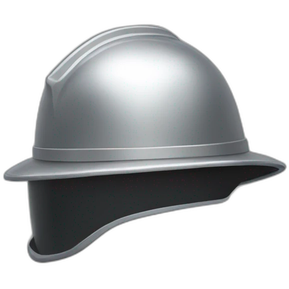 silver cop helmet emoji