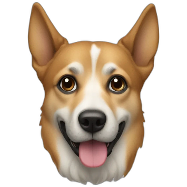 chien qui rit emoji