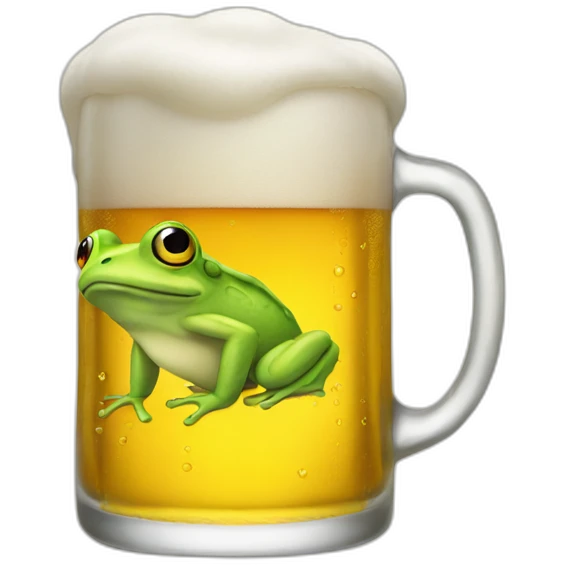 frog beer emoji