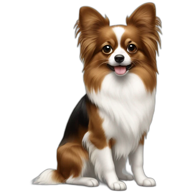 Papillon sur chat emoji