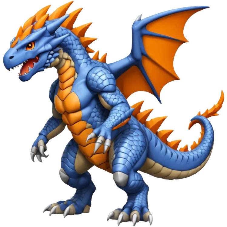 Tyrunt-Greymon-fusion (full Body) emoji