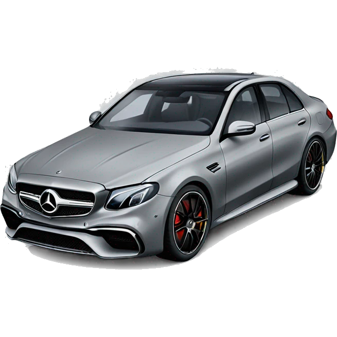 grey Mercedes e63 emoji