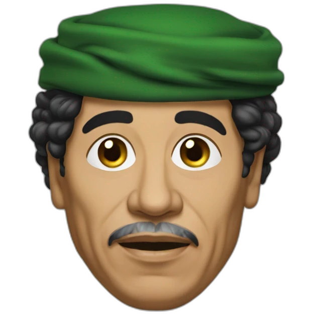 Muammar Kaddafi emoji