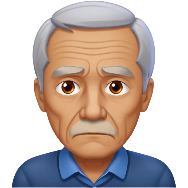 abuelo de pueblo serio y desconfiado. estilopaco martinez soria emoji