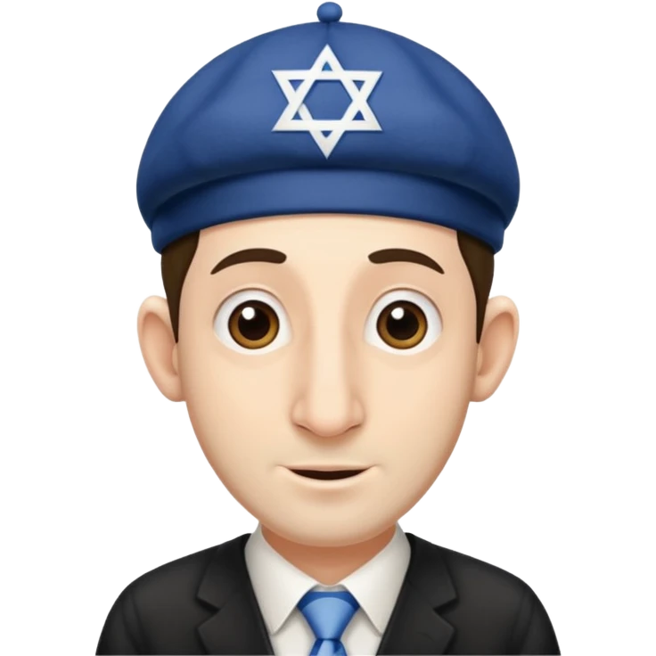 A Jewish person with big nose emoji