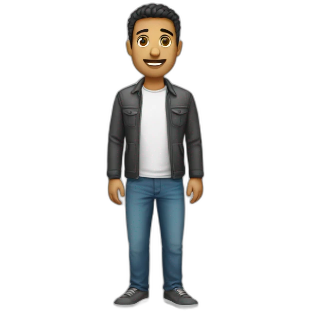 homme debout abdo emoji