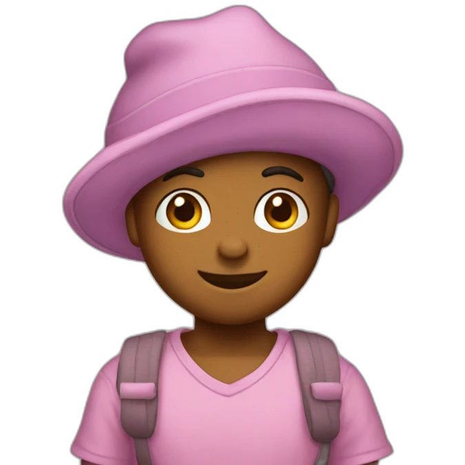 Presona con gorro y gabas emoji