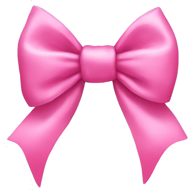 pink bow emoji