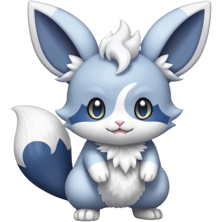Meowstic-Minccino-Espurr-Fakémon-hybrid-creature (full body)  emoji