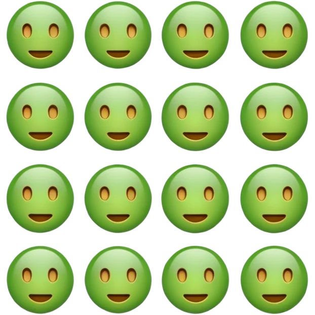 ❌ change the emoji color from red to green color emoji