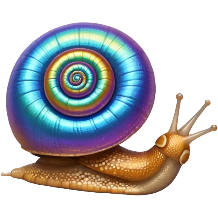 shiny snail emoji