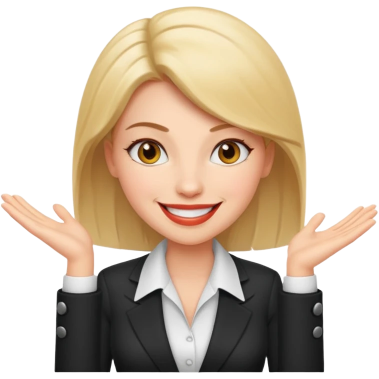 LAdy Boss, different pose emoji