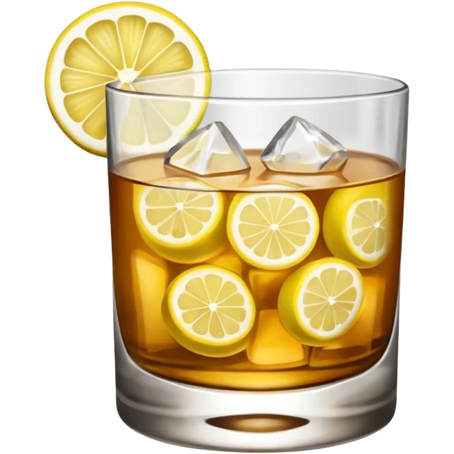 mach mir einen Whiskey sour in emoji form emoji
