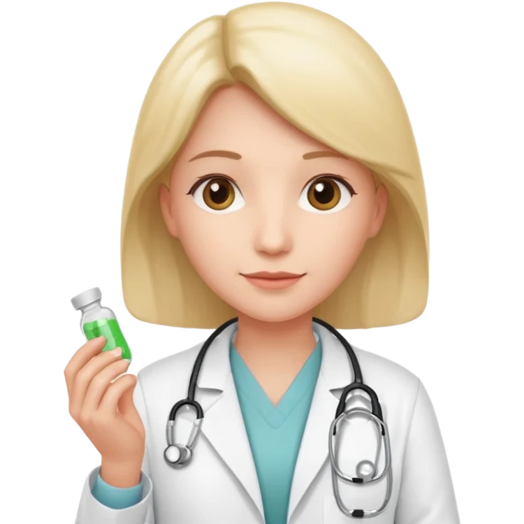 doctor of medicine holding pills emoji