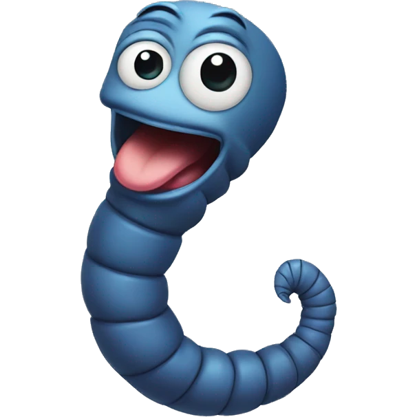 worm emoji