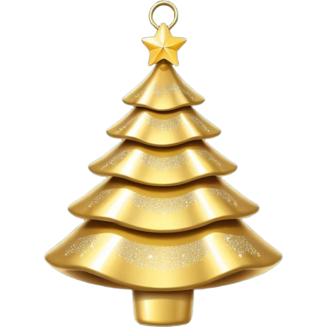 Christmas  gold like light emoji