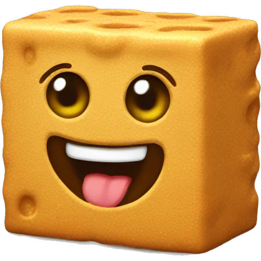 Golden poop brick emoji