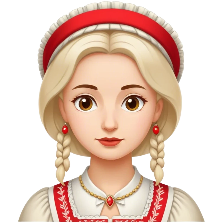 traditional polish european woman simple traditional politician  emoji