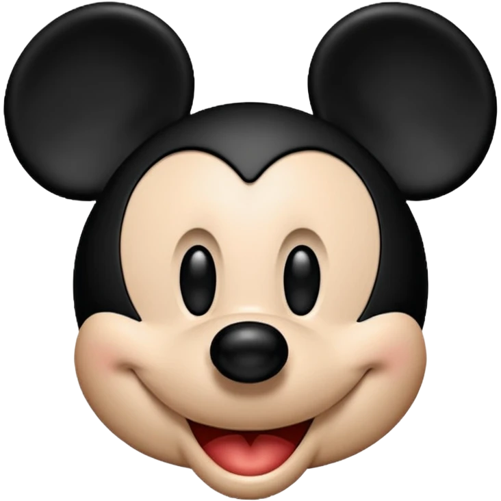 mickey mouse head emoji