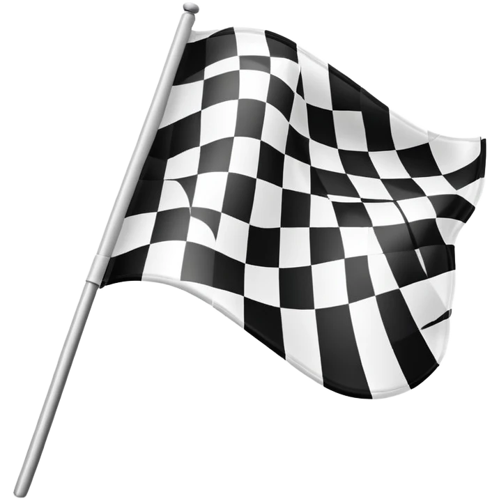 checkered racing flag emoji