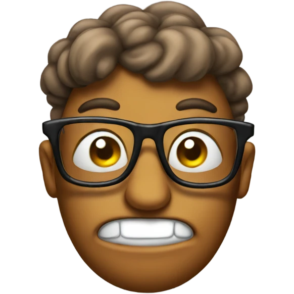 poop with glasses  emoji