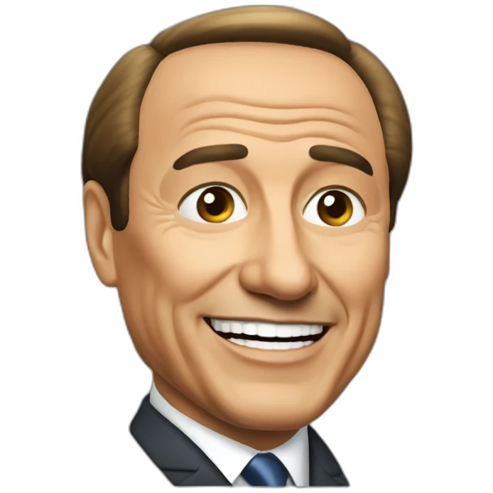 sivlio berlusconi emoji