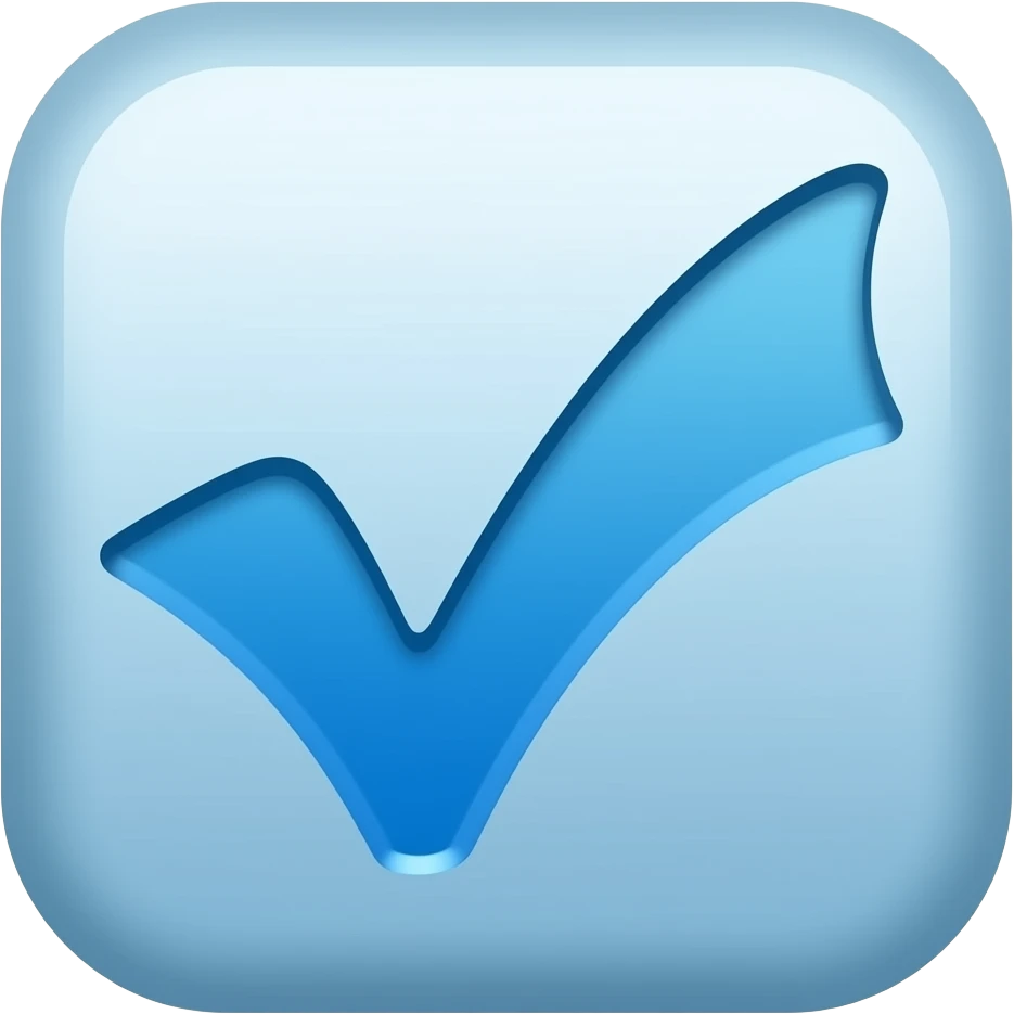 Mavi tik emojisi yap emoji