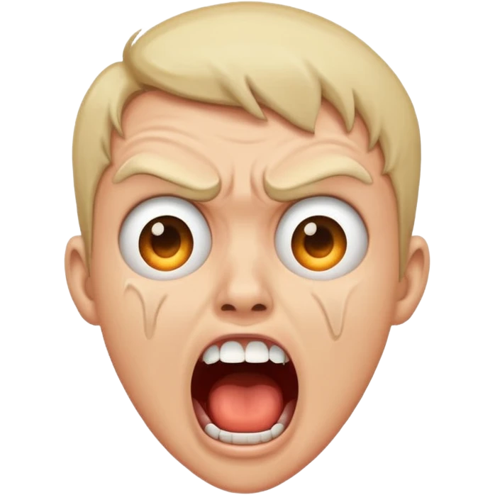 A person screaming 67 emoji