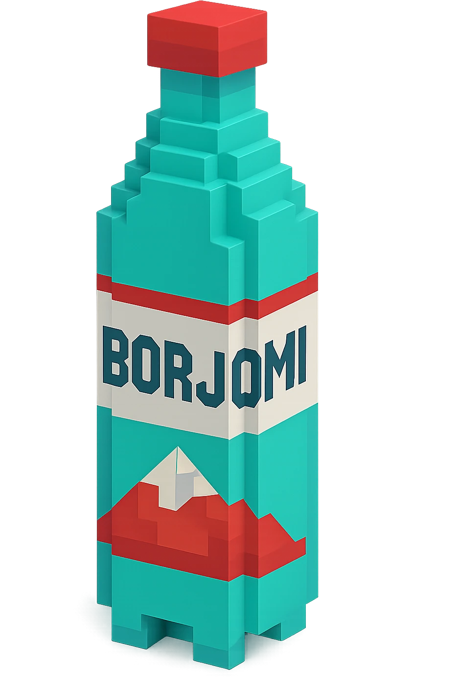 бутылка borjomi, no background emoji