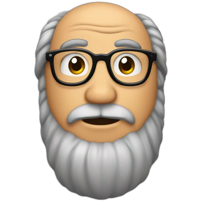 José Mercé con barba y gafas emoji