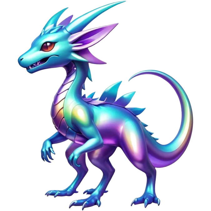Epic complex shiny detailed Fakémon-creature emoji