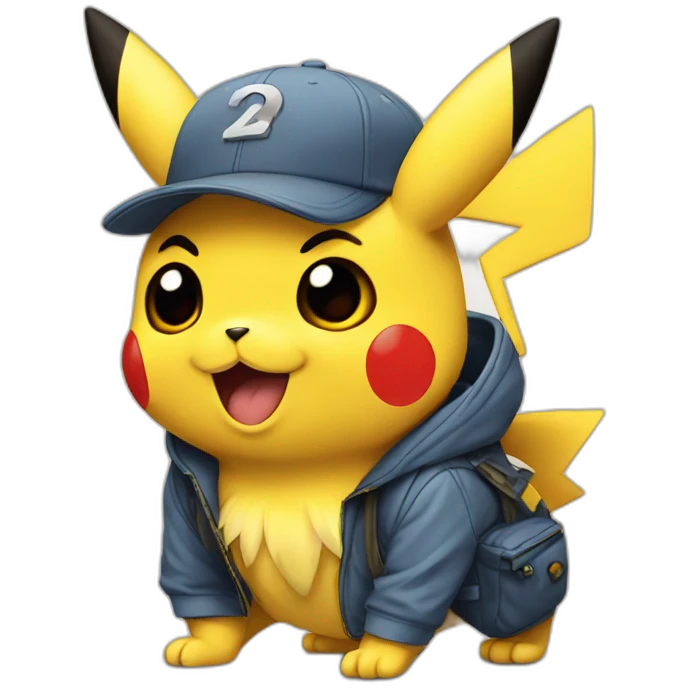 Cool pikachu emoji
