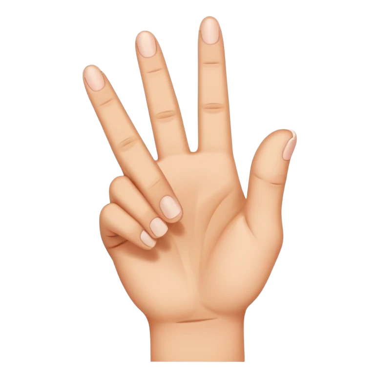Middle finger emoji