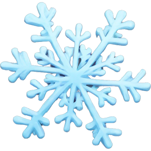 snow flakes emoji