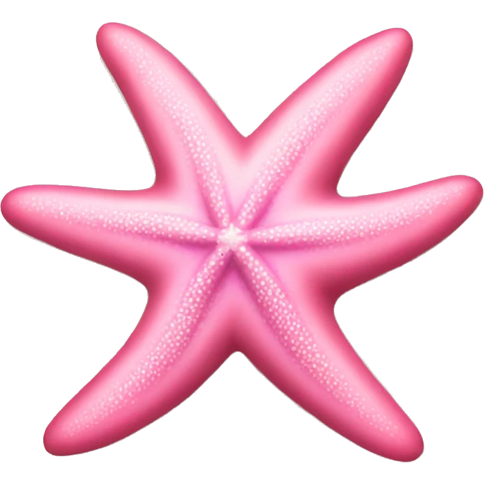 Pink starfish emoji