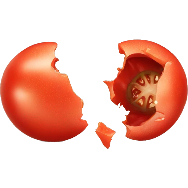 Smashed tomato  emoji