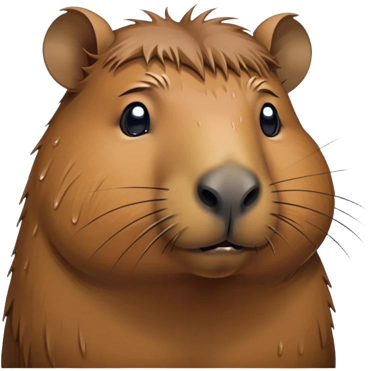 Capybara crying emoji