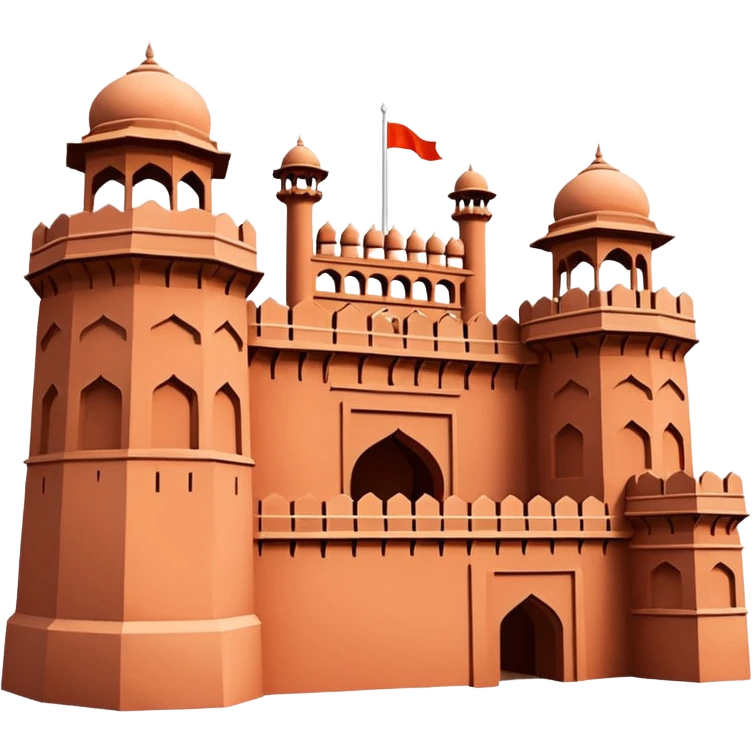 Red fort emoji