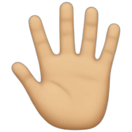 twenty fingers emoji